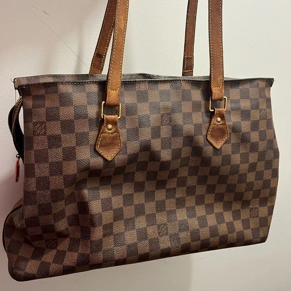 Louis Vuitton Vintage Damier Ebene Centenair Columbine Tote - Picture 2 of 16